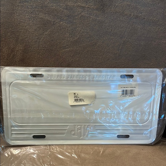 NFL Black and Silver Metal License Plate - Picture 4 of 5